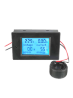 100AMPER WATTMETRE VOLTMETRE AMPERMETRE KHW METRE - Görsel 5
