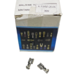 KABLO PAPUCU 6.3MM DİŞİ 300 ADET KUTULU